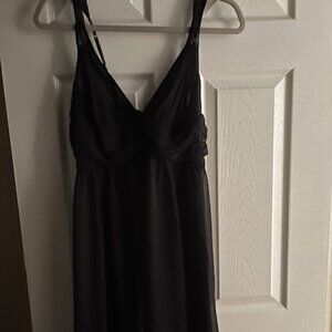 VICTORIA SECRET black sheer babydoll nightie, L NWT